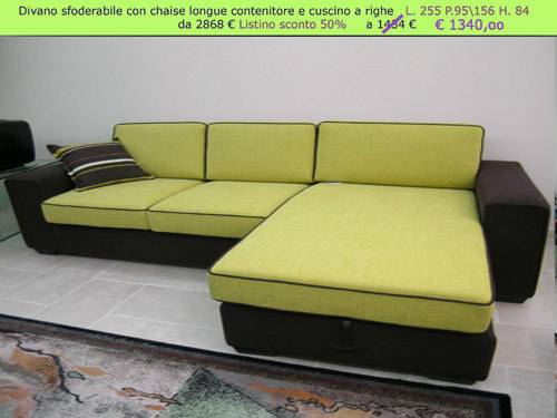 Outlet divani contenitore IN SARDEGNA